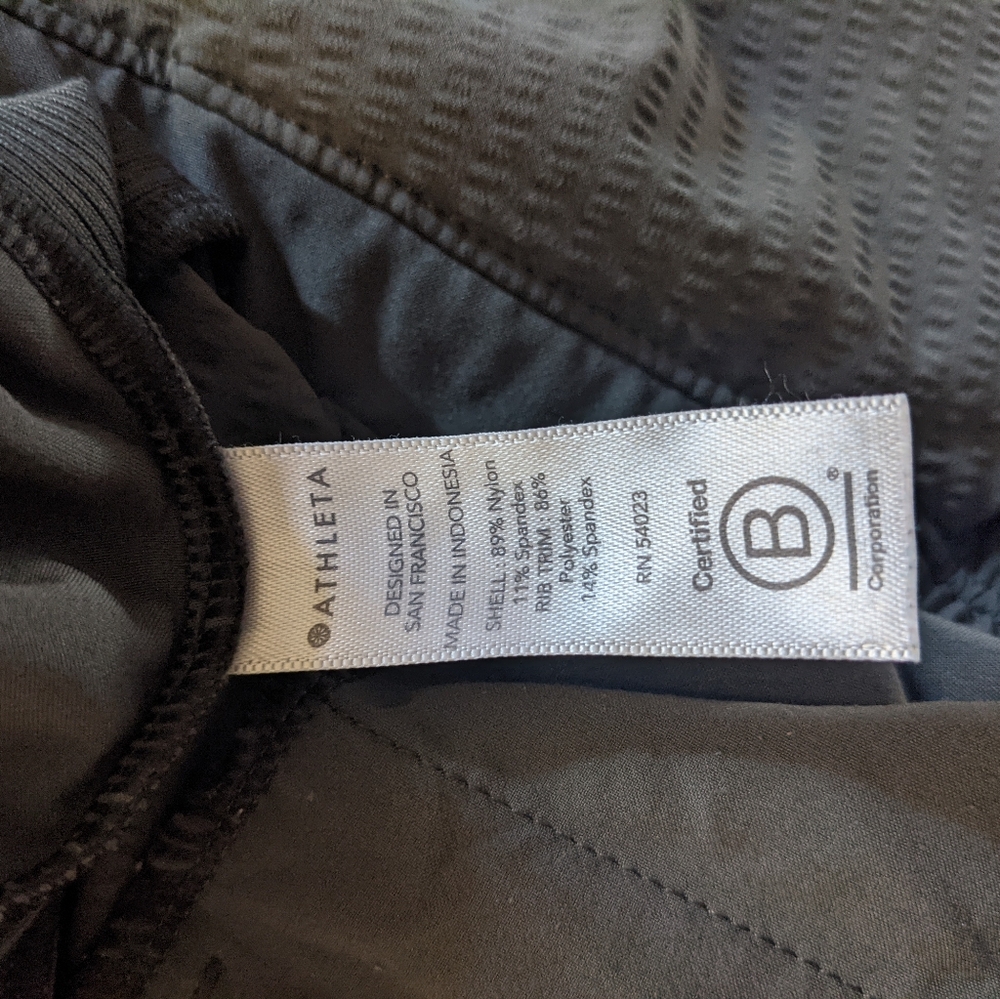 ATHLETA Brooklyn Tech Jogger Olive Green Size 8 - Picture 5 of 6